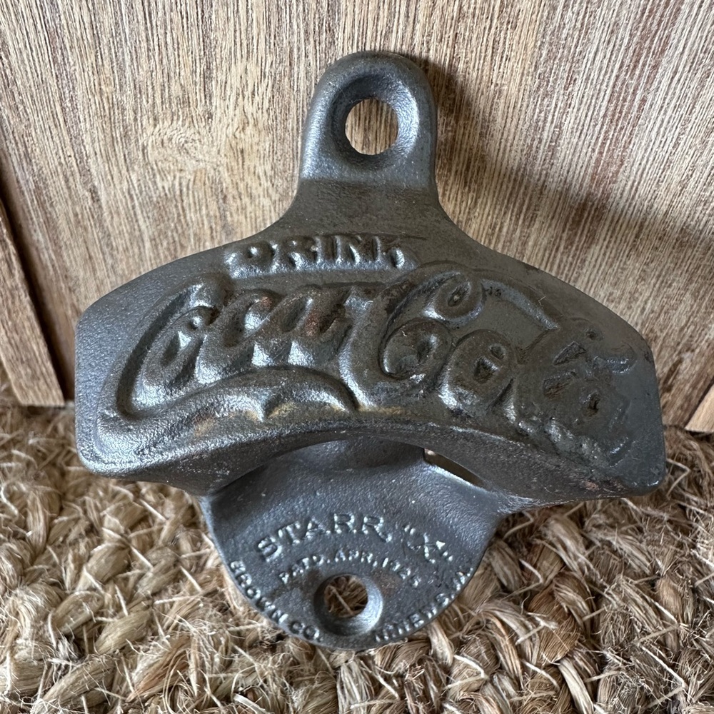 Coca Cola wall mount bottle cap opener